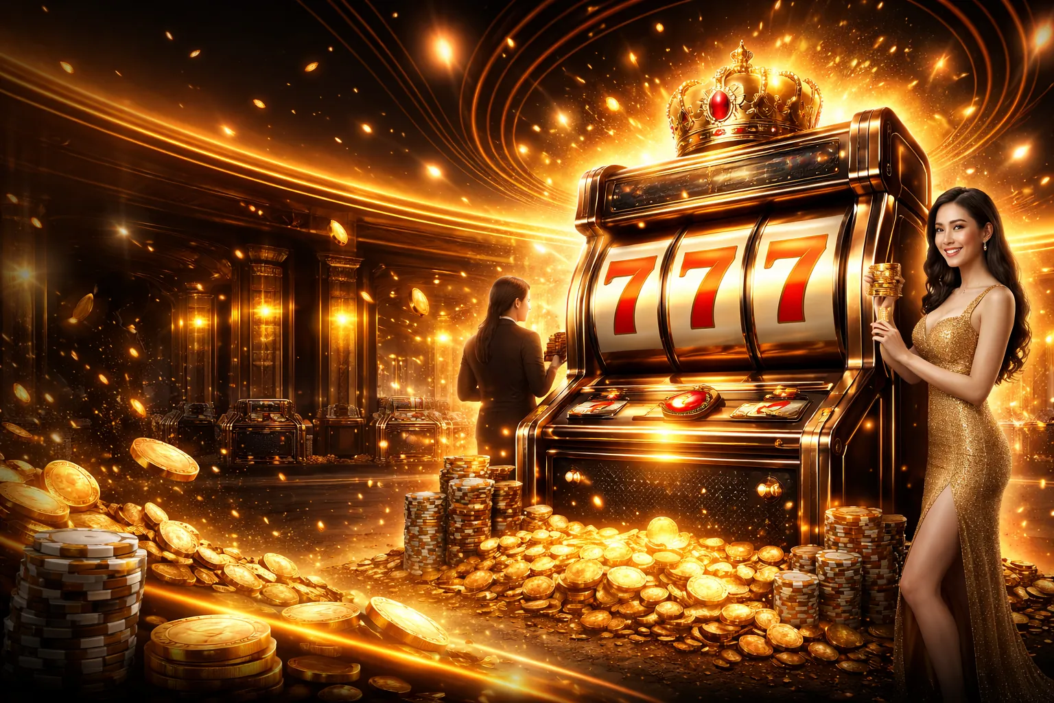 Hình ảnh casino trực tuyến trên i9bet141 iOS với bàn Baccarat, dealer xinh đẹp người thật và giao diện chơi game chuyên nghiệp, tạo cảm giác như đang ở sòng bài thực thụ.